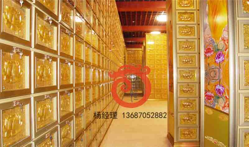 寺廟殯儀館裝修骨灰存放樓工程實(shí)景圖(28)